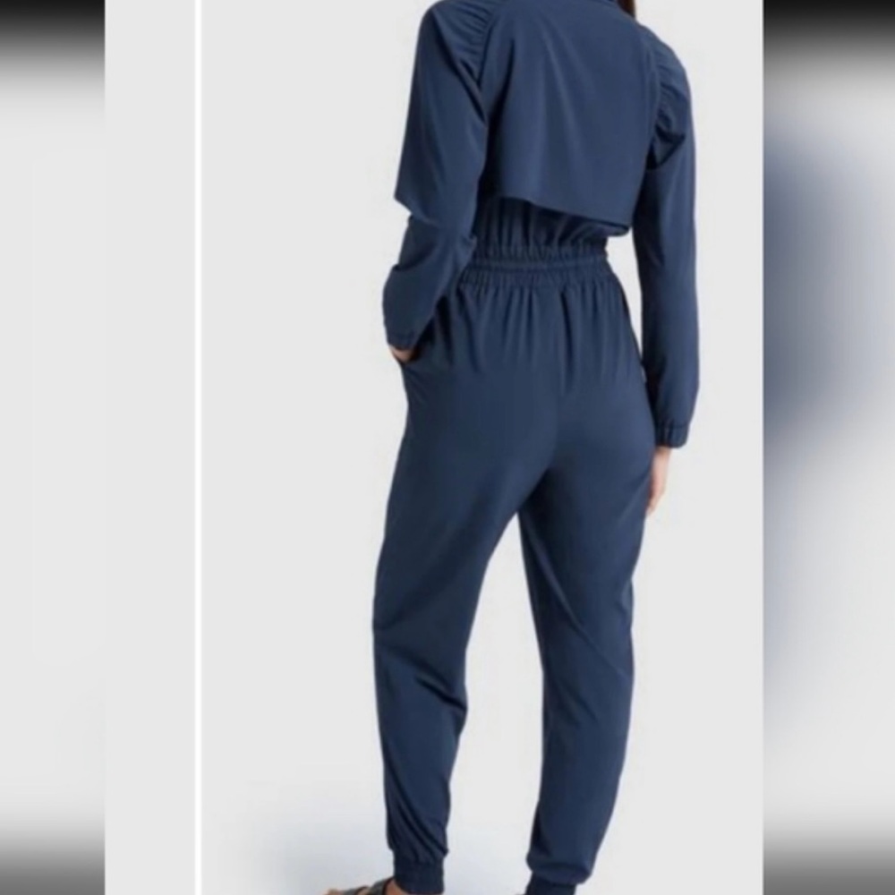 Goop x Puma Women's Windbreaker Jumpsuit in Dark Sapphire - Picture 5 of 12